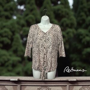 Reitmans, Knit Cropped Cardigan, Small, Pink, Black & White